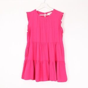 Leela & Lavender Tiered Babydoll Dress